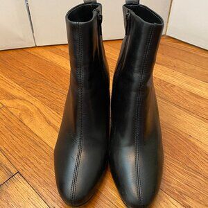 Tanya Heath Paris leather ankle boot; many interchangeable heels sold separately